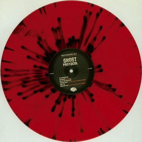 Recognize Ali & Icon Curties - Ghost Protocol Red/Black Splatter Vinyl Edition