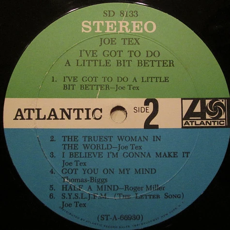 Joe Tex - I've Got To Do A Little Bit Better