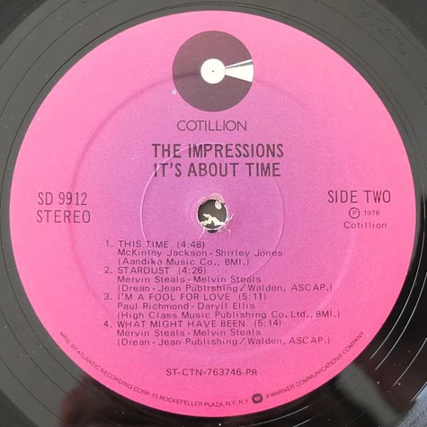The Impressions - It's About Time