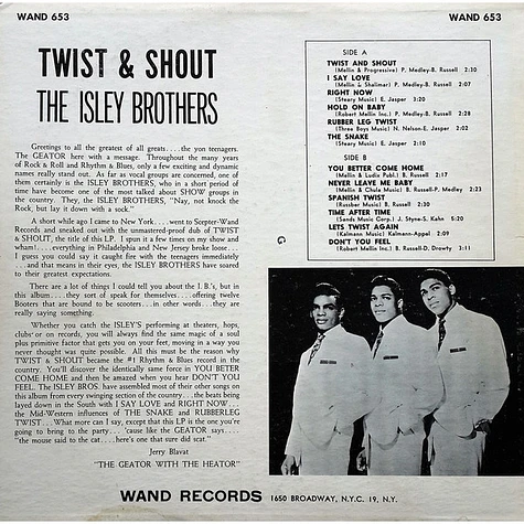 The Isley Brothers - Twist & Shout