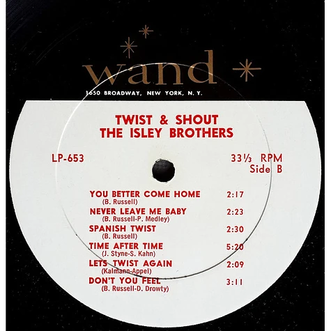 The Isley Brothers - Twist & Shout