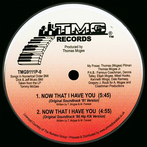 Tommy McGee - Now That I Have You / Stay With Me Record Store Day 2020 Edition