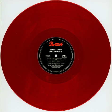 Cyndi Lauper - She's So Unusual Red Vinyl Edition