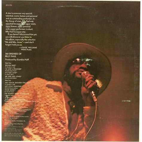 Billy Paul - 360 Degrees Of Billy Paul