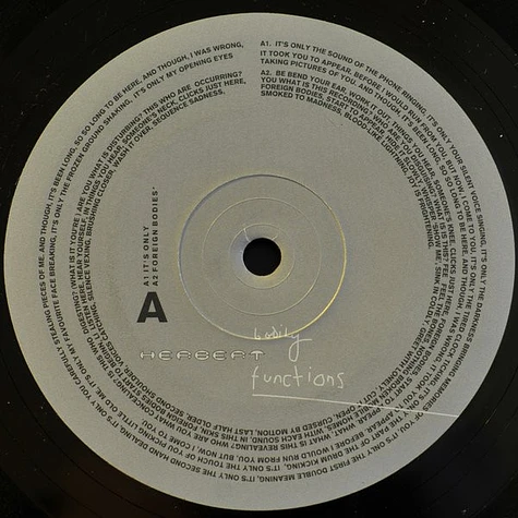 Matthew Herbert - Bodily Functions - Vinyl 3x12