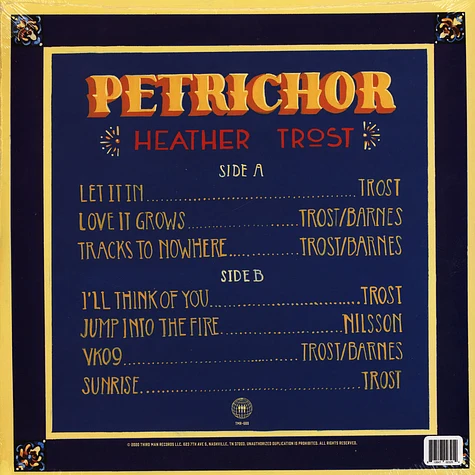 Heather Trost - Petrichor Colored Vinyl Edition