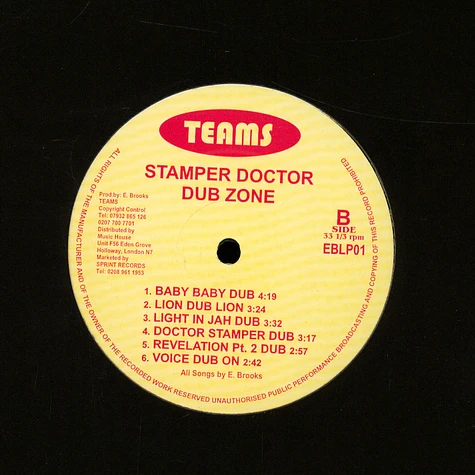V.A. - Stamper Doctor Dub Zone