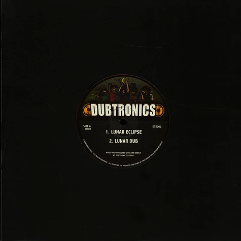 Dubtronics - Lunar Eclipse, Dub / Solar Vortex, Dub