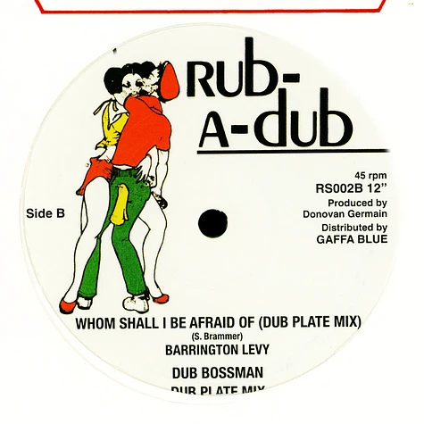 Barrington Levy - Whom Shall I Be Afraid Of / Dub Plate Mix, Dub, Dub Plate Dub