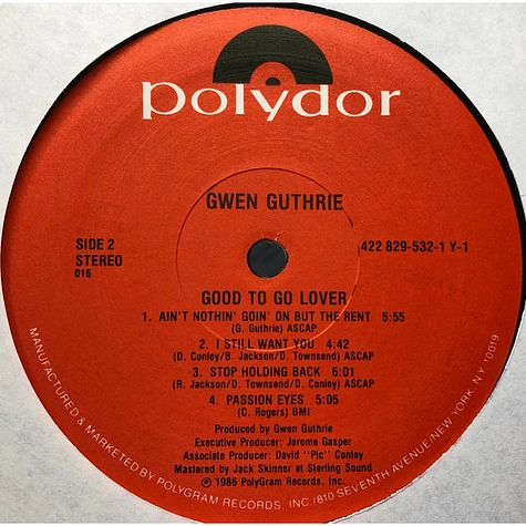 Gwen Guthrie - Good To Go Lover