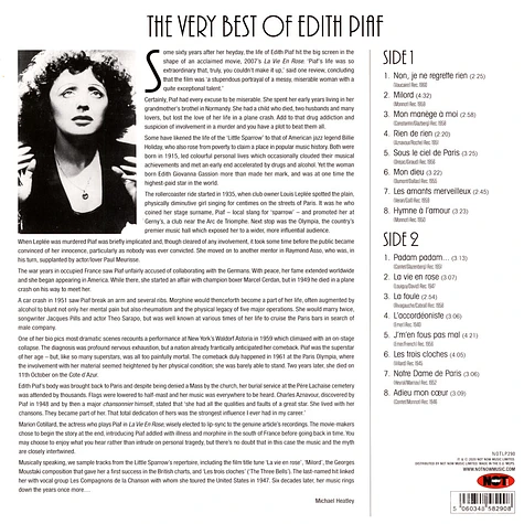 Edith Piaf - Very Best Of