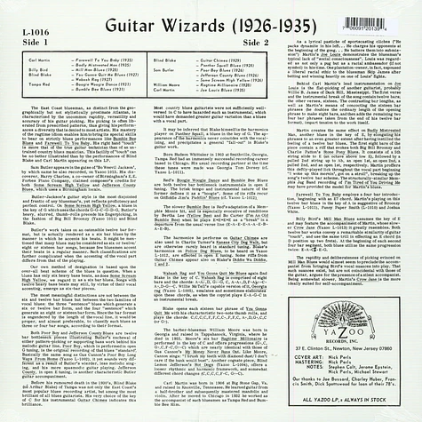 V.A. - Guitar Wizards 1926-1935