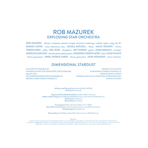 Rob Mazurek & Exploding Star Orchestra - Dimensional Stardust Splatter Vinyl Edition