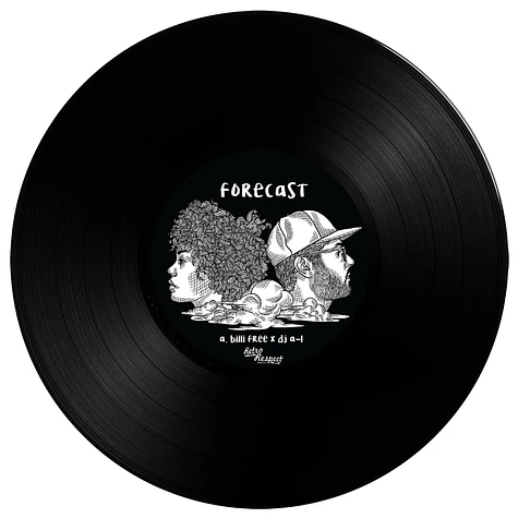 A. Billi Free X DJ A-L - Forecast (W/ Sunshowers) Black Vinyl Edition