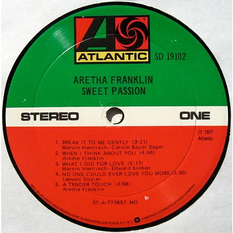 Aretha Franklin - Sweet Passion