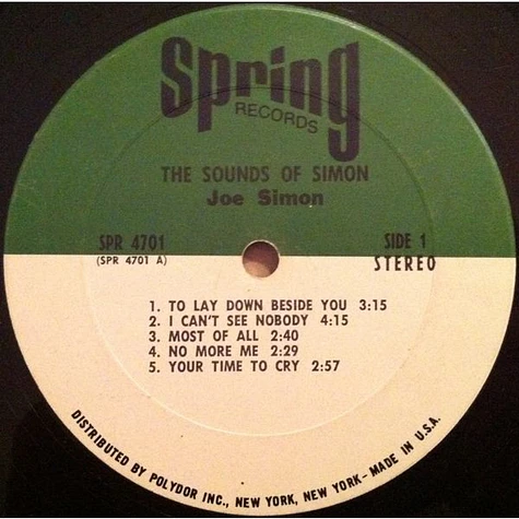 Joe Simon - The Sounds Of Simon