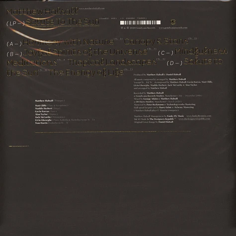 Matthew Halsall - Salute To The Sun Black Vinyl Edition