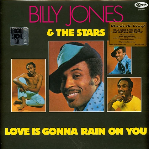 Billy Jones & The Stars - Love Is Gonna Rain On You Black Friday Record Store Day 2020 Edition