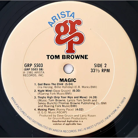Tom Browne - Magic