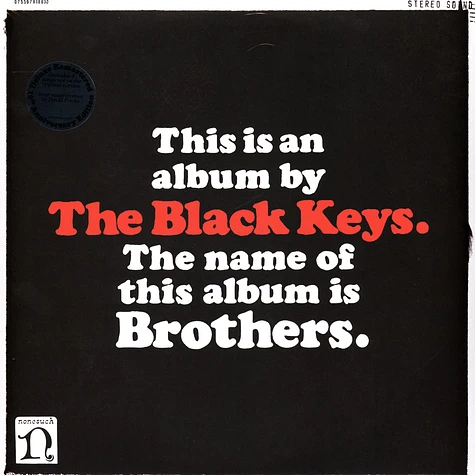 The Black Keys - Brothers Deluxe Remastered Anniversary Edition - Vinyl 2LP  - 2010 - EU - Reissue