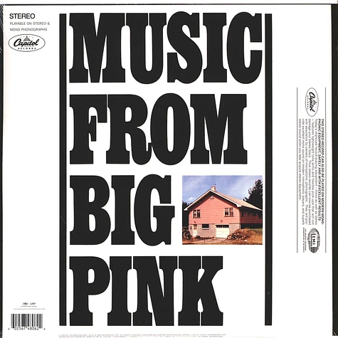 The Band - Music From Big Pink Limited Pink Vinyl Edition