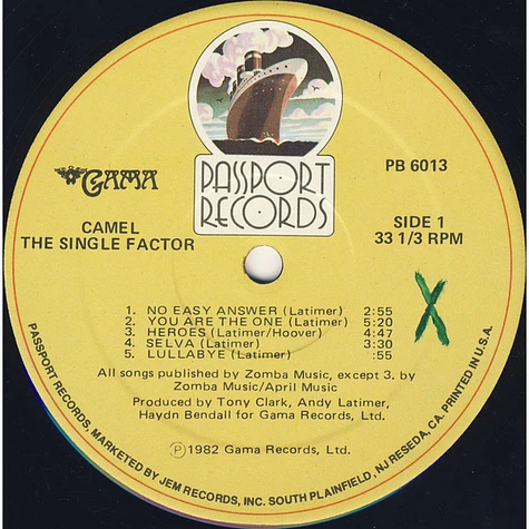 Camel - The Single Factor