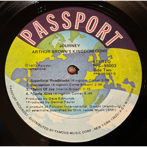 Arthur Brown's Kingdom Come - Journey