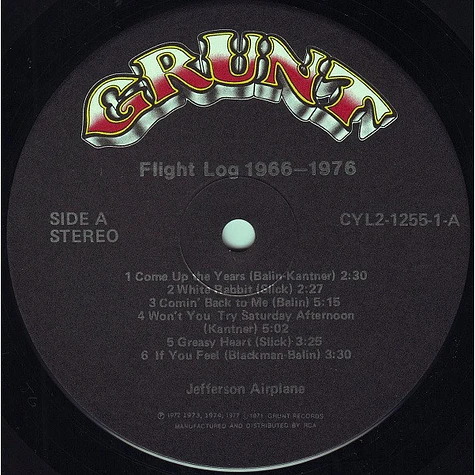 Jefferson Airplane - Flight Log 1966-1976