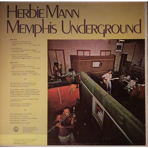 Herbie Mann - Memphis Underground