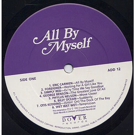 V.A. - All By Myself