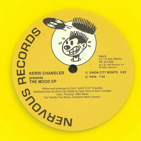 Kerri Chandler - The Mood Yellow Vinyl Edition