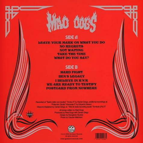 Mad Dogs - We Are Ready To Testify Red Vinyl Edition