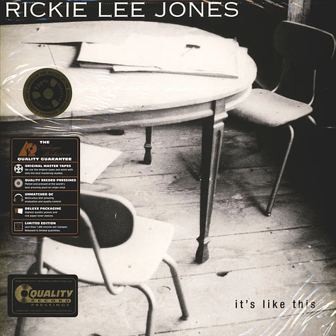 Rickie Lee Jones - It's Like This 45rpm, 200g Vinyl Edition