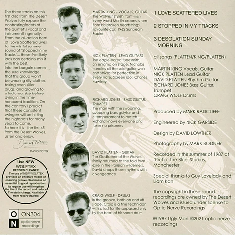 The Desert Wolves - Love Scattered Lives Colored Vinyl Edition