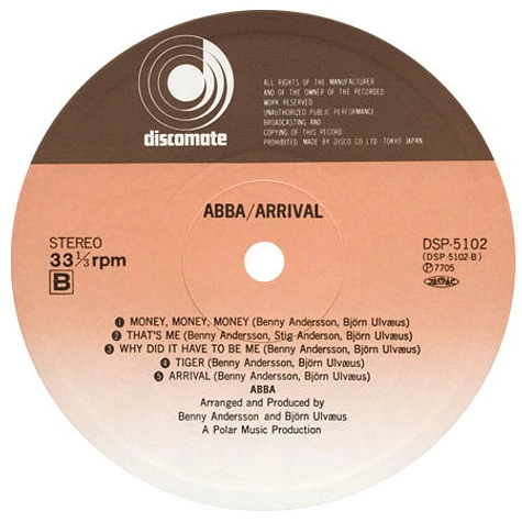 ABBA - Arrival = アライバル