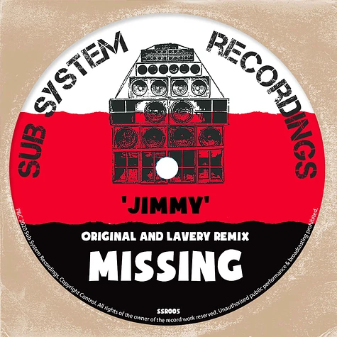 Missing - Jimmy / Lavery's 93 Remix
