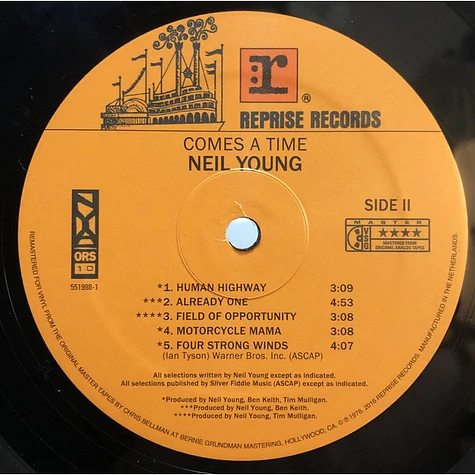 Neil Young - Comes A Time