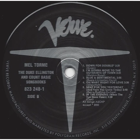 Mel Tormé - The Duke Ellington & Count Basie Songbooks