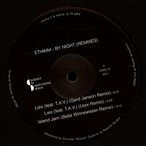 ETHIMM - By Night EP Remixes
