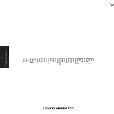Andreas Bülhoff & Marc Matter - A Sound Writing Tool