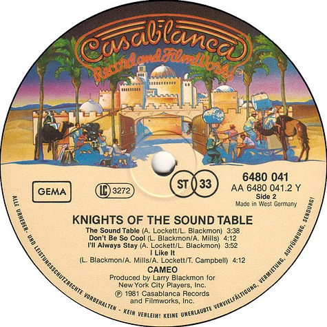 Cameo - Knights Of The Sound Table