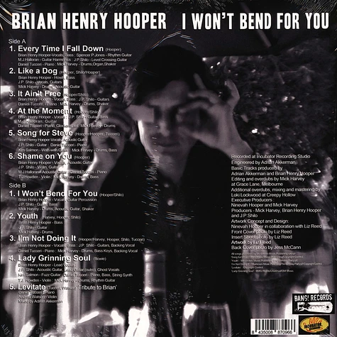 Brian Henry Hooper - I Won't Bend For You
