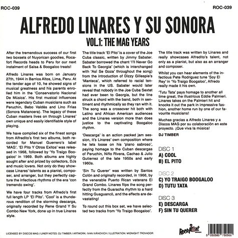 Alfredo Linares Y Su Sonora - Volume 1: The Mag Years