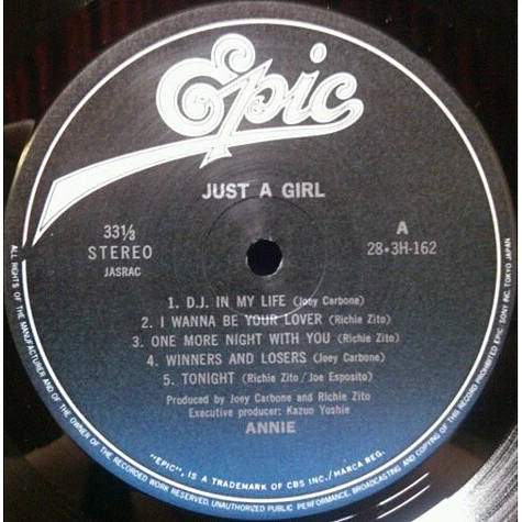 Annie - Just A Girl