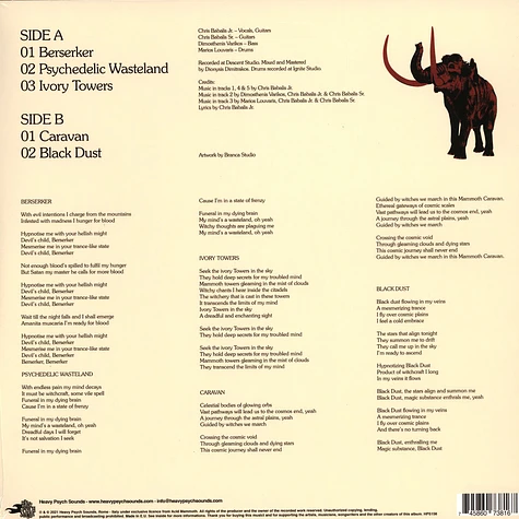 Acid Mammoth - Caravan Black Vinyl Edition