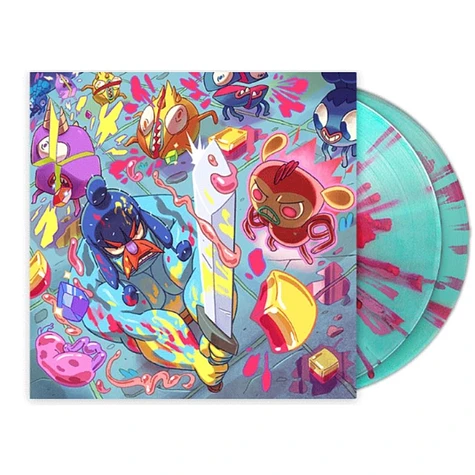 Sam Webster - OST Grindstone Jorji Blue & Creep Blood Splatter Vinyl Edition