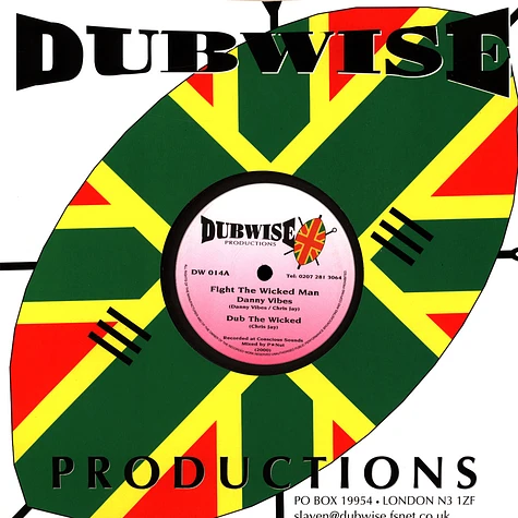 Danny Vibes, P*Nut / Debaura Star, Digidub - Fight The Wicked Man, Dub / Holy Communion, Dub