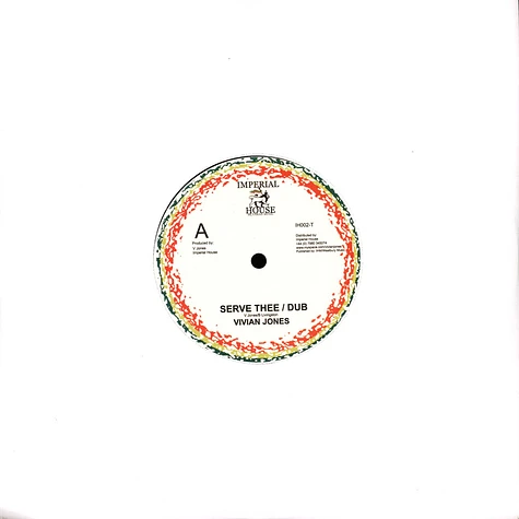 Vivian Jones - Serve Thee, Dub / Live Hate, Dub