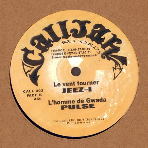 Lionel, Pulse / Jeez-I, Pulse - Speed Comme Des Morts, Discrimine Ou Le Vent Tourner, L'homme De Gwada