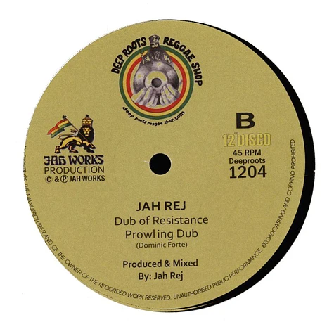 Donette Forte, Jah Rej / Jah Rej - Rhythm Of Resistance, Lioness Dub / Dub Of Resistance, Prowling Dub